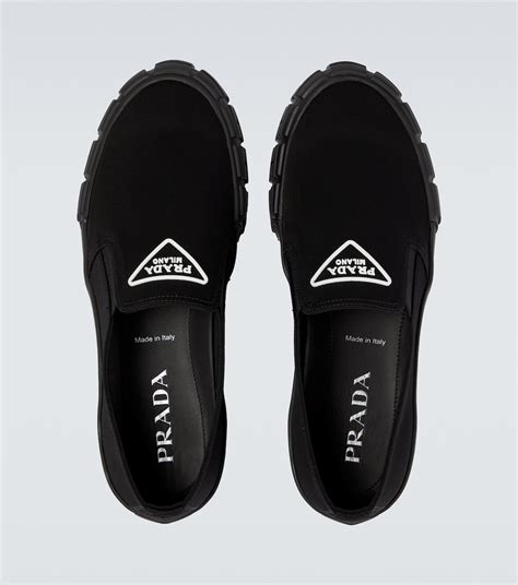 nuove slip on prada|prada shoes.